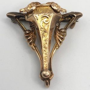Antique Simmons Gold Filled Watch Fob Pin